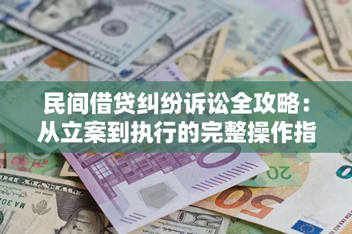 北京民间借贷纠纷诉讼全攻略：从立案到执行的完整操作指南
