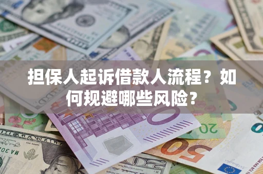 北京担保人起诉借款人流程？如何规避哪些风险？