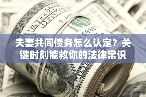 北京夫妻共同债务怎么认定？关键时刻能救你的法律常识